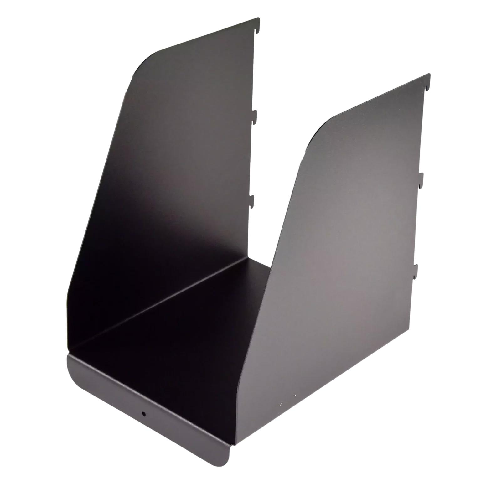 Peg Board Accessories; Type: Horizontal Paper Tray ; Material: Steel ; For Use With: Gridlok Metal Pegboard/Tool Board ; Overall Length: 11.00 ; Overall Width: 9 ; Includes: (2) 9 in W x 11 in L x 12 in H Gridlok Steel Horizontal Paper Tray