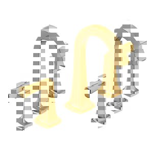 Two Handle Widespread Bathroom Sink Faucet in Brushed Cool Sunrise