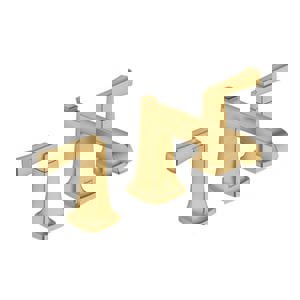 Two Handle Widespread Bathroom Sink Faucet in Gold