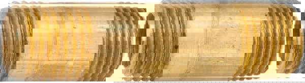 Brass Pipe Nipple: Threaded on Both Ends, 3