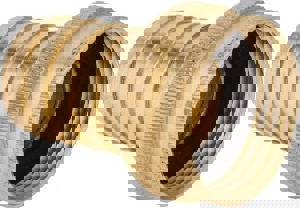 Barb x Female Garden Hose Swivel: Female Hose to Barb, 3/4