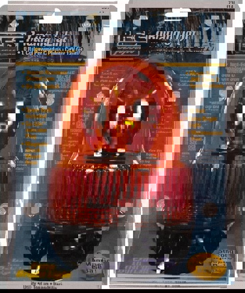 Rotating & Steady Lights; Light Type: Rotating Beacon ; Lens Color: Amber ; Mounting Type: Surface Mount ; Lamp Type: Halogen ; Voltage: 12 VDC ; Enclosure Material: Polycarbonate