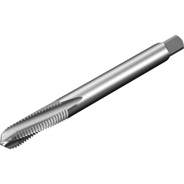 Spiral Flute Tap: 3 Flutes, 3B Class of Fit, Powdered Metal & High Speed Steel, Bright/Uncoated