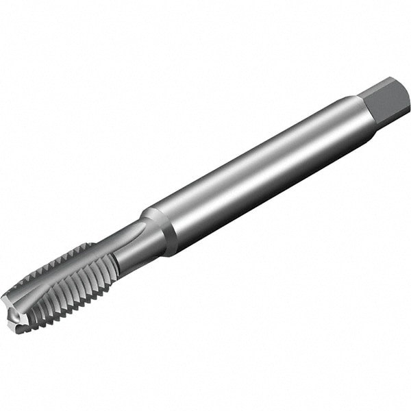 Spiral Point Tap: 3 Flutes, Plug, 6HX Class of Fit, Powdered Metal High Speed Steel, AlCrN Coated