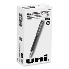 Retractable Pen: 1 mm Tip, Black Ink