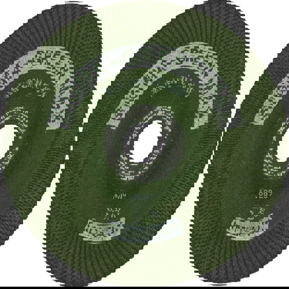 Depressed-Center Wheels; Wheel Diameter (Inch): 6 ; Wheel Thickness (Inch): 1/4 ; Hole Size: 7/8 (Inch); Wheel Type: Type 27 ; Abrasive Material: Aluminum Oxide; Zirconium ; Grit: 36