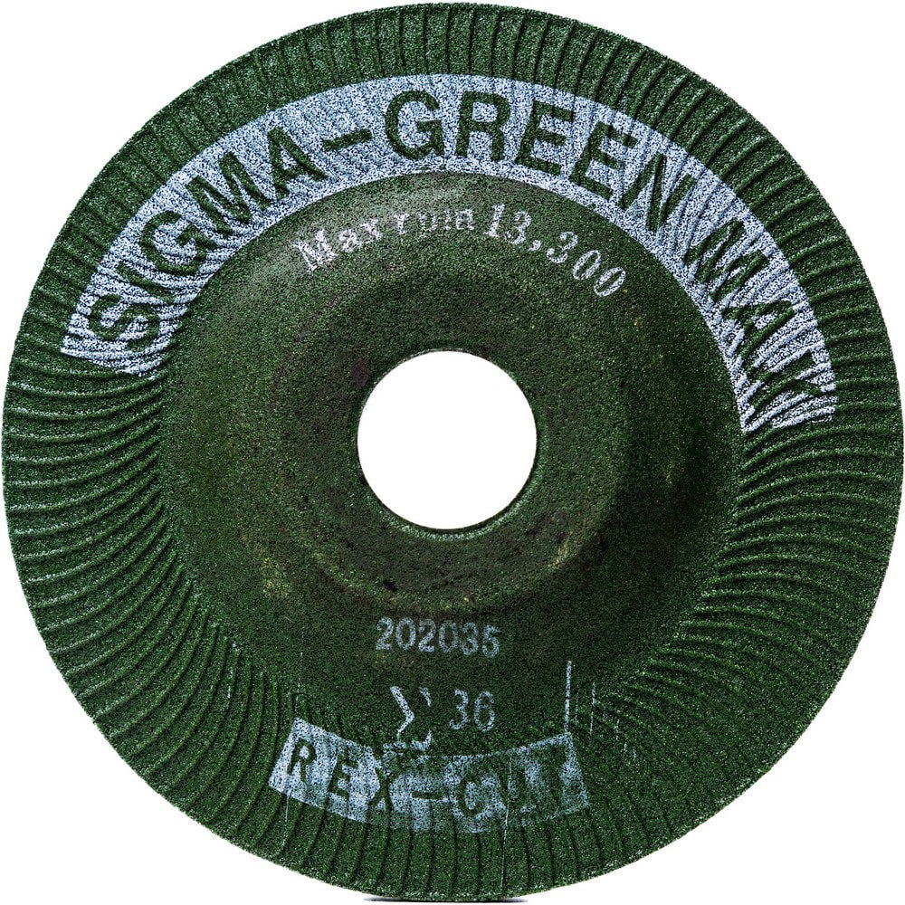 Depressed-Center Wheels; Wheel Diameter (Inch): 7 ; Wheel Thickness (Inch): 1/4 ; Hole Thread Size: 5/8-11 ; Wheel Type: Type 27 ; Abrasive Material: Aluminum Oxide; Zirconium ; Grit: 36