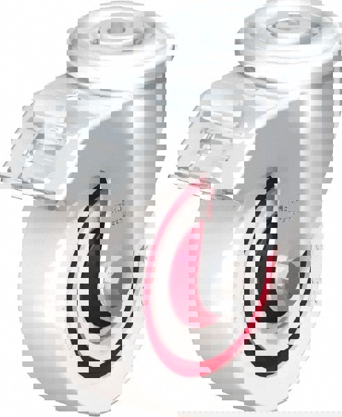 Hollow Kingpin Caster: Swivel, 4