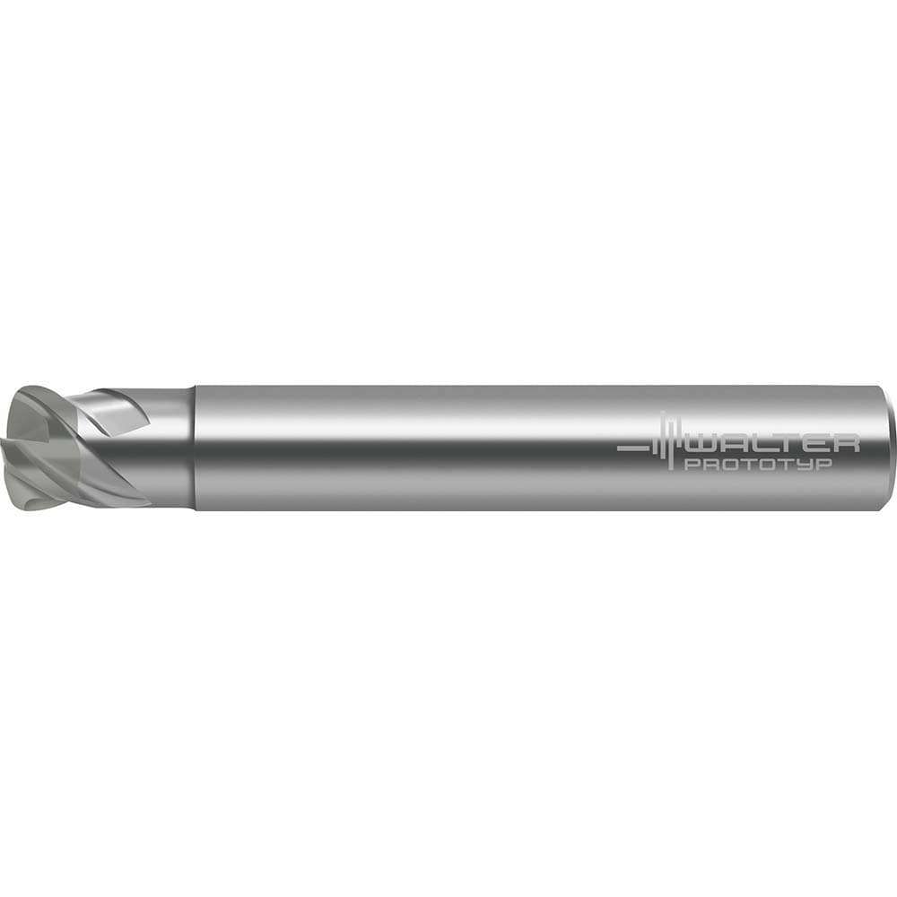 Corner Radius End Mill Head: 4 Flutes