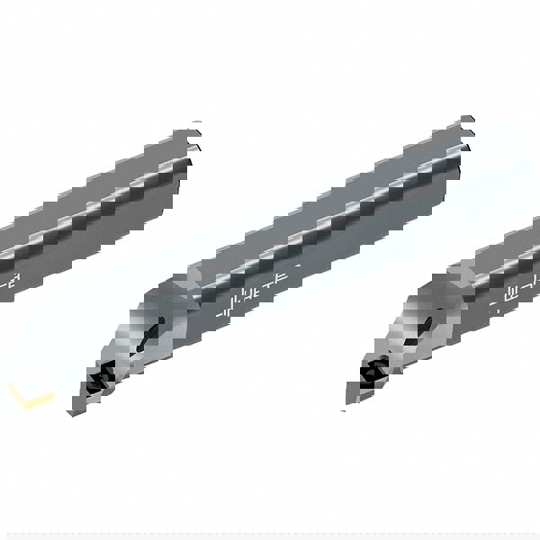Indexable Boring Bar: E06M-SCLPR2, 12.2 mm Min Bore Dia, 9.53 mm Shank Dia, 95 &deg; Lead Angle, Solid Carbide