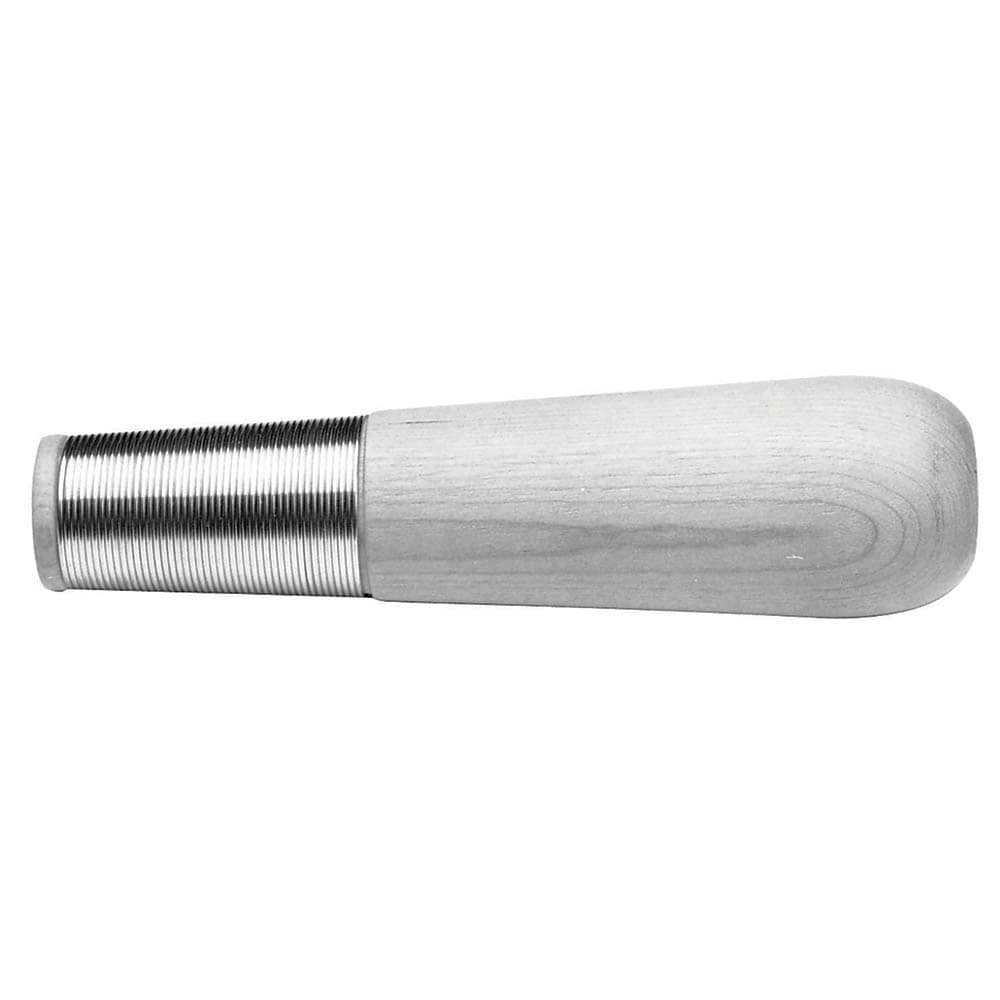 File Handles & Holders; Attachment Type: Push-On ; Handle Material: Wood ; File Size Compatibility: 10 in ; File Type Compatibility: All Popular Sizes ; Ferrule Length: Short ; Ferrule Material: Metal