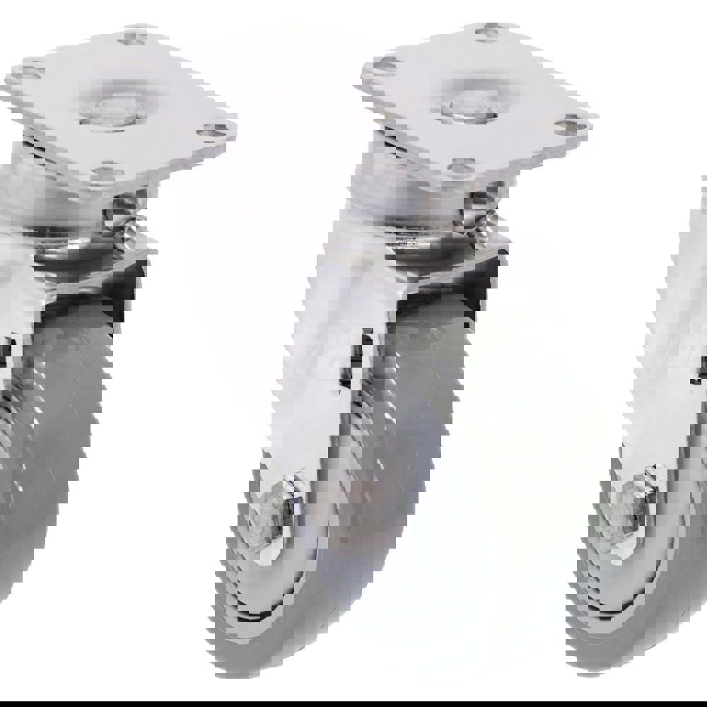 Top Plate Caster: Polyurethane, 3