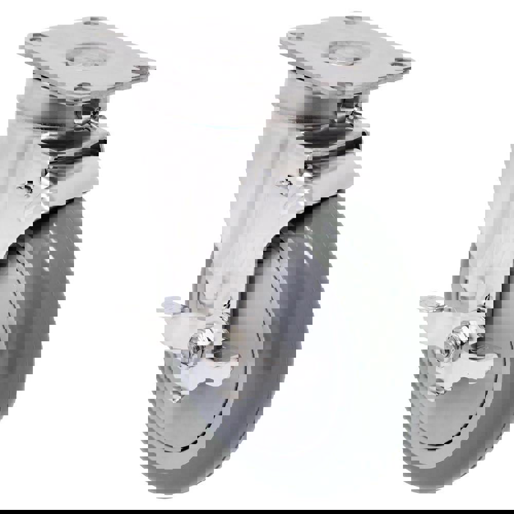 Top Plate Caster: Polyurethane, 5