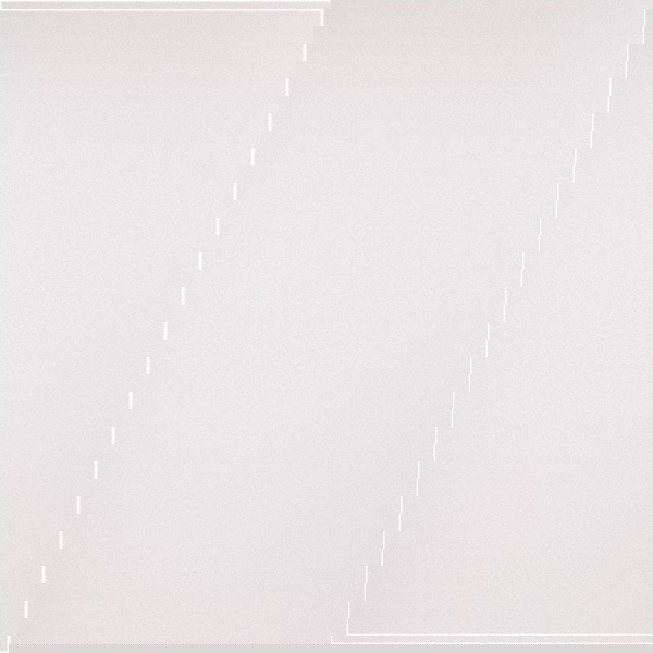 Genesis Smooth Pro Vinyl Lay In Ceiling Tile, 2 ft x 2 ft, White, Carton of 12