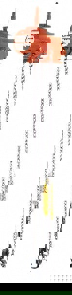 1 Ton Load Limit, 10' Max Height Hook Mount Air Hoist