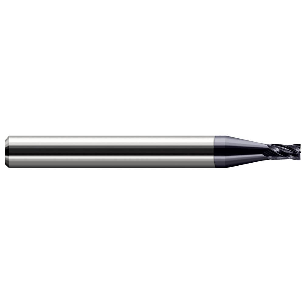 Square End Mills; Mill Diameter (mm): 1 ; Mill Diameter (Decimal Inch): 0.0394 ; Mill Diameter (Inch): 1 ; Number Of Flutes: 4 ; End Mill Material: Solid Carbide ; Length of Cut (Decimal Inch): 0.0591