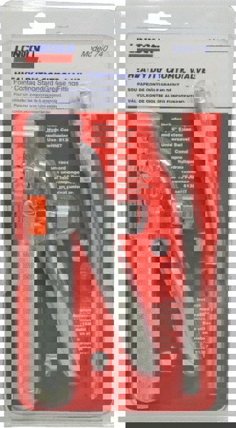 1/4 Inlet Thread, 1/8 Outlet Thread, Steel Grease Control Valve