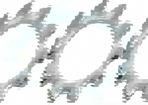 M12 Screw, 13mm ID, Spring Steel External Tooth Lock Washer