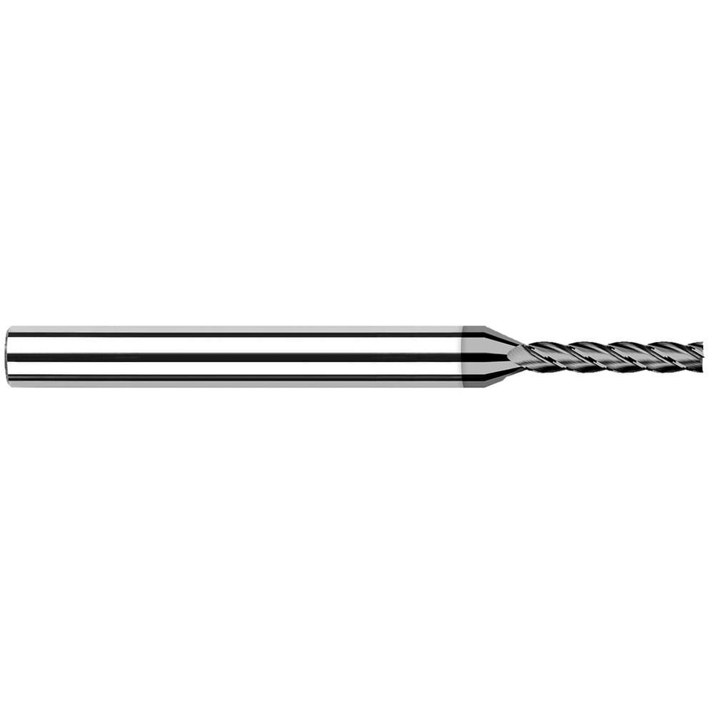 Square End Mills; Mill Diameter (Decimal Inch): 0.1875 ; Mill Diameter (Inch): 3/16 ; Number Of Flutes: 4 ; End Mill Material: Solid Carbide ; Length of Cut (Decimal Inch): 1.0000 ; Length of Cut (Inch): 1