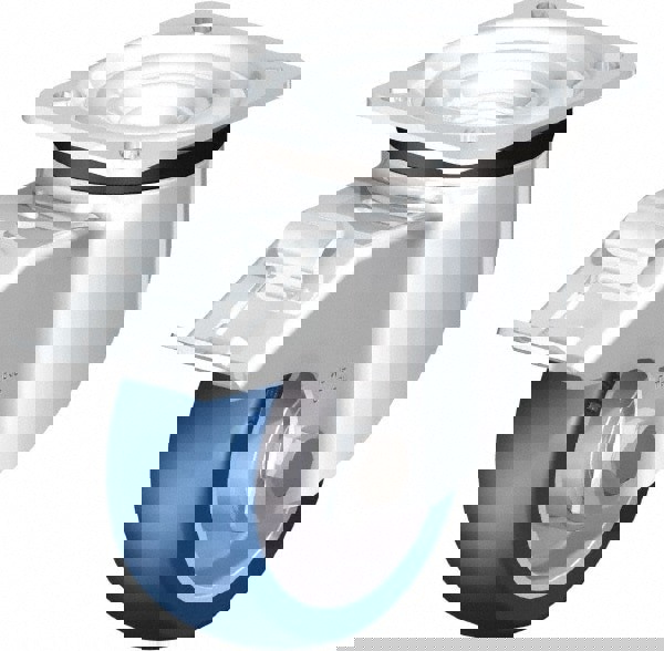 Swivel Top Plate Caster: Polyurethane-Elastomer Blickle Besthane, 4