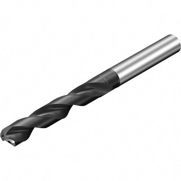Screw Machine Length Drill Bit: 5.2 mm Dia, 140 &deg; Point, Solid Carbide