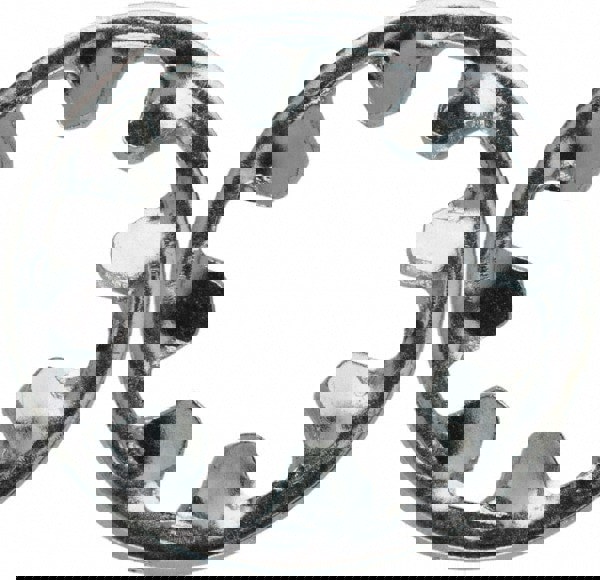 M8 Screw, 8.2mm ID, Spring Steel Internal Tooth Lock Washer