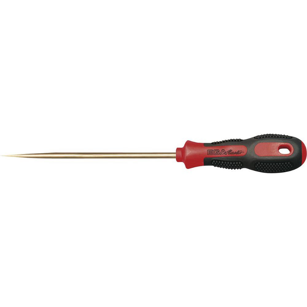 Awls; Tool Type: Scratch Awl ; Shank Material: Aluminum Bronze ; Overall Length: 180.00mm ; Shank Length: 3.875in ; Handle Type: Ergonomic ; Handle Material: Bi-Material