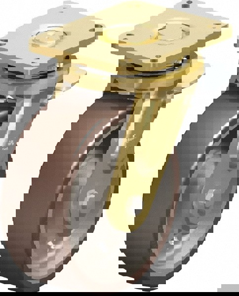 Swivel Top Plate Caster: Polyurethane-Elastomer Blickle Besthane, 8