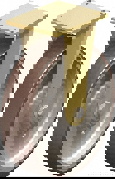 Rigid Top Plate Caster: Polyurethane-Elastomer Blickle Besthane, 12