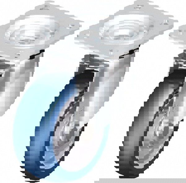 Swivel Top Plate Caster: Polyurethane-Elastomer Blickle Besthane, 4