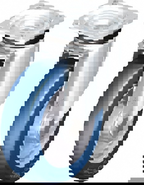 Swivel Top Plate Caster: Polyurethane-Elastomer Blickle Besthane, 5