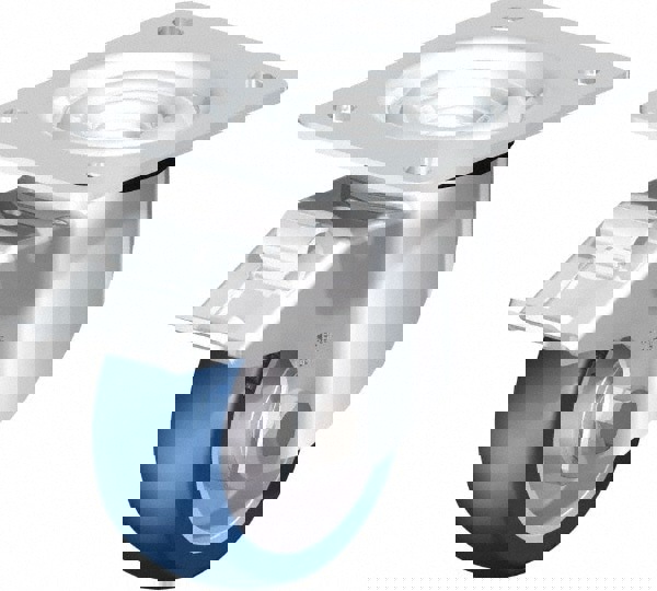 Swivel Top Plate Caster: Polyurethane-Elastomer Blickle Besthane, 4