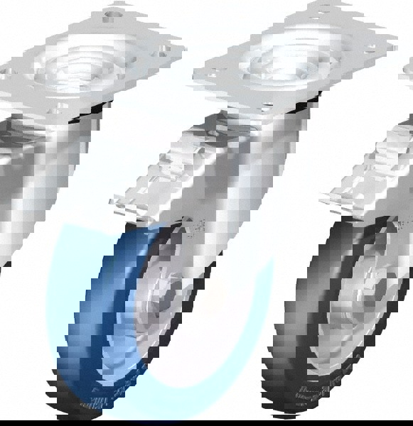 Swivel Top Plate Caster: Polyurethane-Elastomer Blickle Besthane, 5