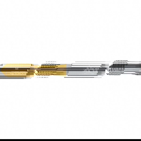 Thread Forming Tap: M4x0.70 DIN 2174, 6HX Class of Fit, Semi-Bottoming, Powdered Metal High Speed Steel, TiN Coated