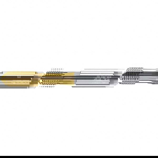 Thread Forming Tap: M10x1.50 DIN 2174, 6HX Class of Fit, Semi-Bottoming, Powdered Metal High Speed Steel, TiN Coated