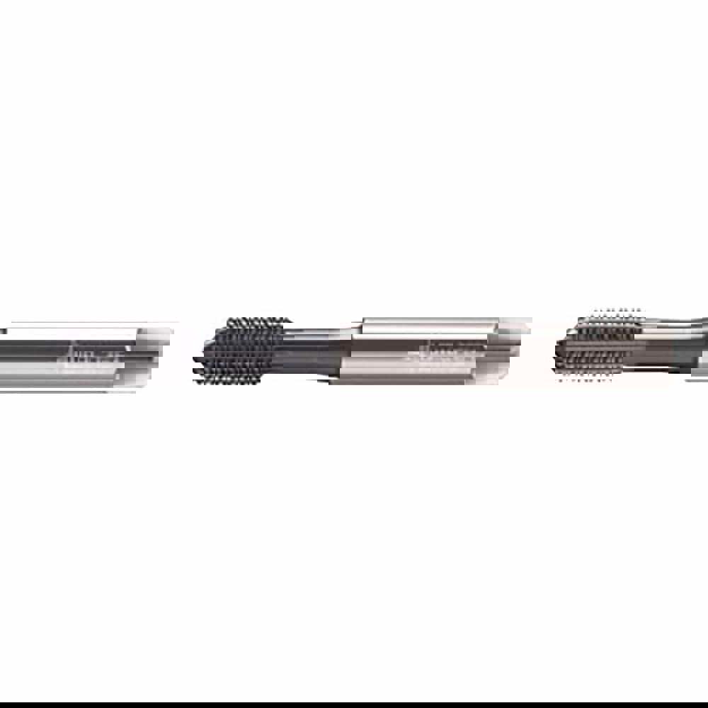 Thread Forming Tap: M8x1.25 DIN 2174, 6HX Class of Fit, Semi-Bottoming, Powdered Metal High Speed Steel, TiCN Coated