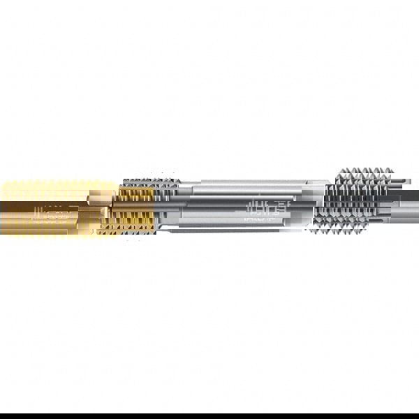 Thread Forming Tap: M20x2.50 DIN 2174, 6HX Class of Fit, Semi-Bottoming, Powdered Metal High Speed Steel, TiN Coated