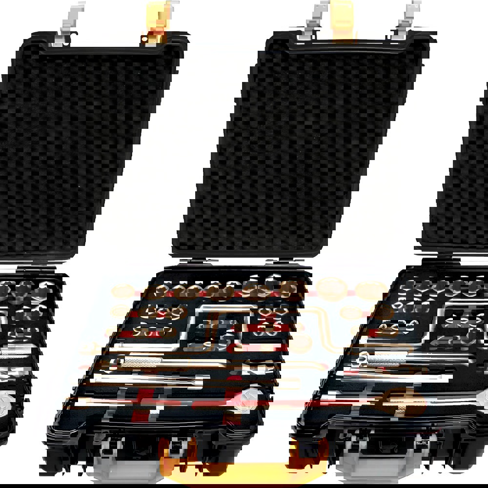 Socket Sets; Set Type: Non-Sparking ; Drive Size: 1/2 ; Minimum Size (mm): 8.00 ; Maximum Size (mm): 32.00 ; Tool Type: Socket Set ; Material: Beryllium Copper