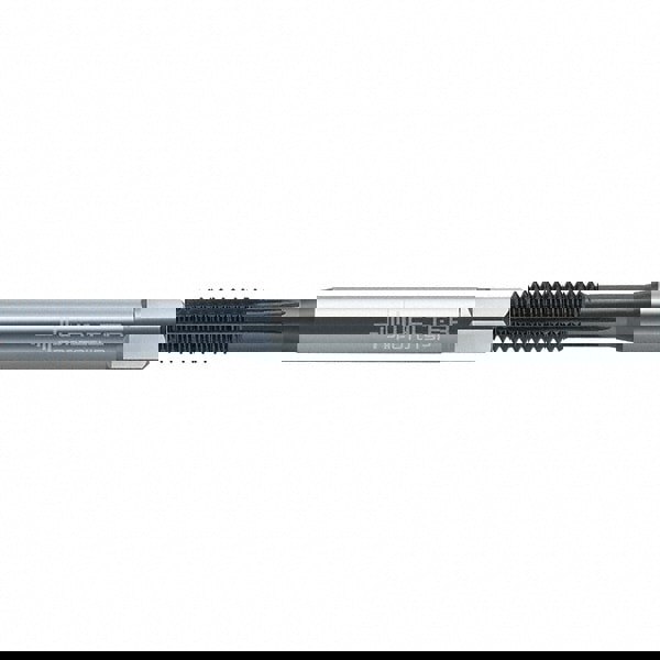 Thread Forming Tap: M8x1.25 DIN 2174, 6HX Class of Fit, Semi-Bottoming, Powdered Metal High Speed Steel, AlCrN Coated