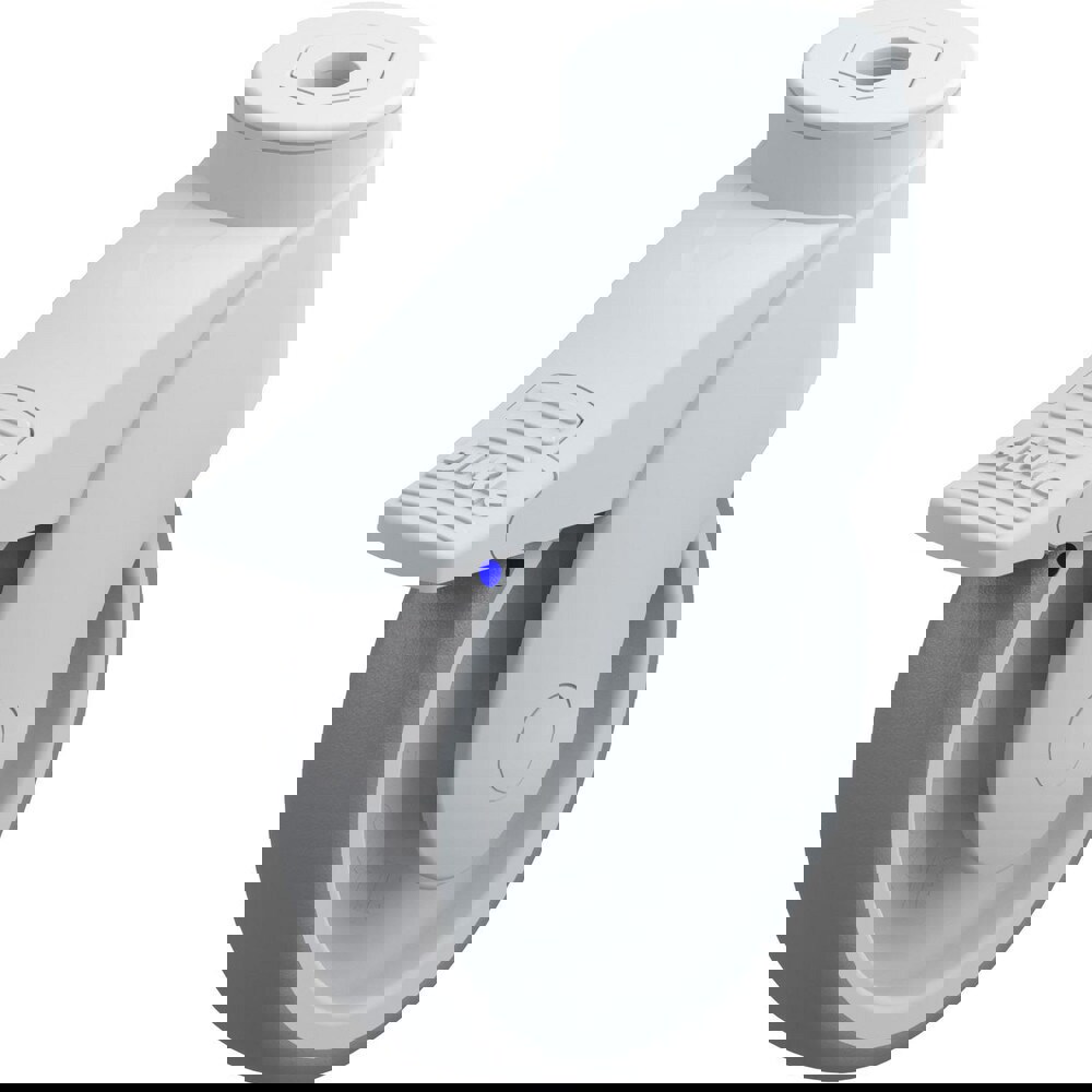 Standard Casters; Mount: Hollow Kingpin ; Caster Type: Swivel w/Brake ; Bearing Type: Precision Ball ; Style: Double Ball ; Wheel Diameter (Inch): 5 ; Wheel Width (Inch): 1-1/4