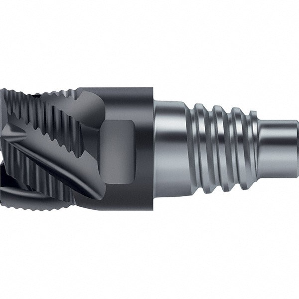 Roughing End Mill Heads; Mill Diameter (Inch): 50/125 in; Mill Diameter (mm): 12 mm; Mill Diameter (Decimal Inch): 0.472 in; Number of Flutes: 5; Pitch: Medium; Connection Type: Shank; Length of Cut (mm): 6.5 mm; Length of Cut (Decimal Inch): 0.256 in; En