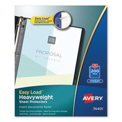 200 Pc Sheet Protector-Ring Binder: Clear