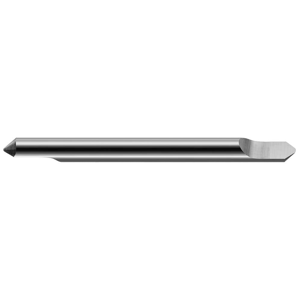 Engraving Cutters; Cutter Diameter (Decimal Inch): 0.1250 ; Point Shape: Tip Radius ; Shank Diameter (Decimal Inch): 0.1250 ; Shank Diameter (Inch): 1/8 ; Included Angle: 30.00 ; Material Application: Ferrous and Non-Ferrous Metals