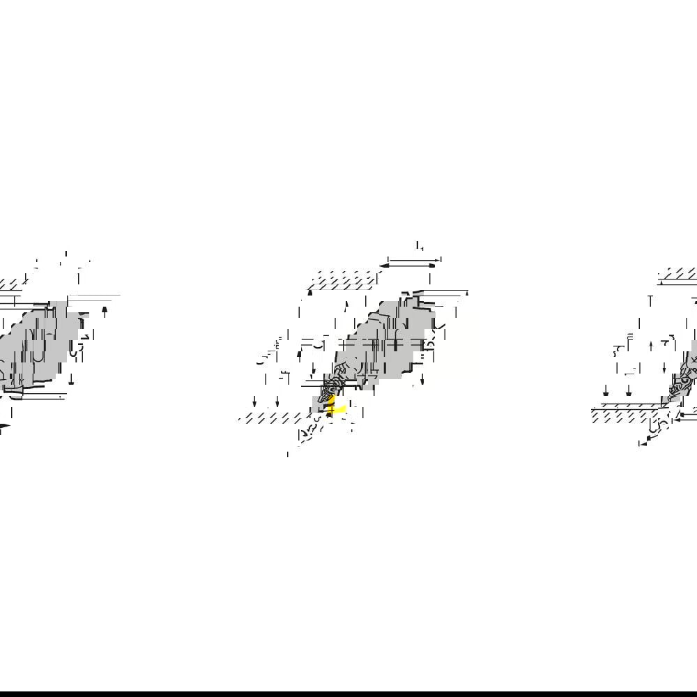 Modular Turning & Profiling Cutting Unit Heads; System Size: HSK T63 ; Cutting Direction: Right Hand ; Compatible Insert Style: CN.. ; Compatible Insert Size Code: 432 ; Internal or External: Internal or External ; Insert Holding Method: Wedge