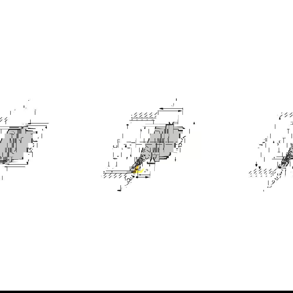 Modular Turning & Profiling Cutting Unit Heads; System Size: HSK T100 ; Cutting Direction: Right Hand ; Compatible Insert Style: DN.. ; Compatible Insert Size Code: 442 ; Internal or External: Internal or External ; Insert Holding Method: Wedge