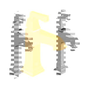 Single Handle Monoblock Bathroom Sink Faucet in Gold