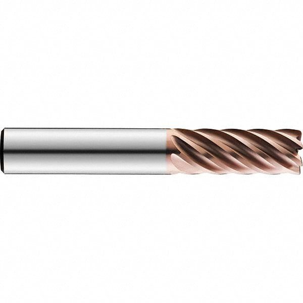Square End Mill: 25mm Dia, 75mm LOC, 25mm Shank Dia, 150mm OAL, 7 Flutes, Solid Carbide