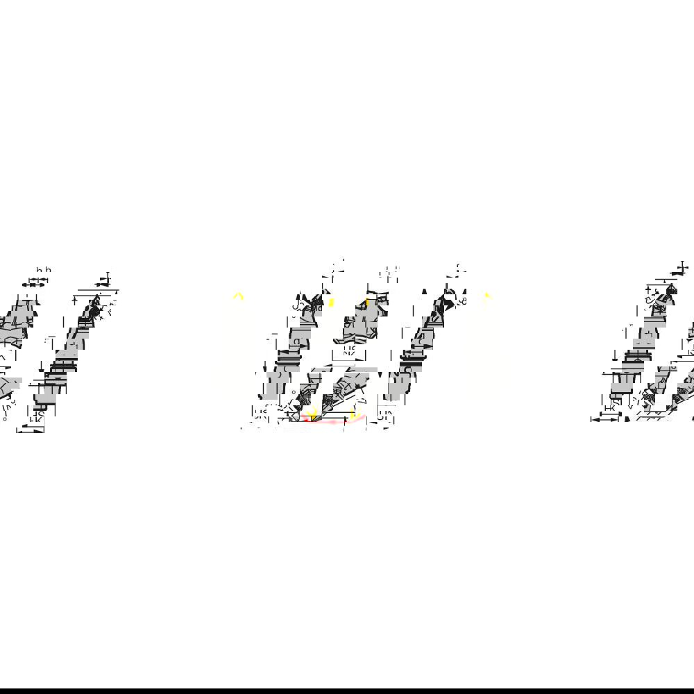 Modular Turning & Profiling Cutting Unit Heads; System Size: HSK T100 ; Cutting Direction: Left Hand ; Compatible Insert Style: CN.. ; Compatible Insert Size Code: 432 ; Internal or External: External ; Insert Holding Method: Wedge
