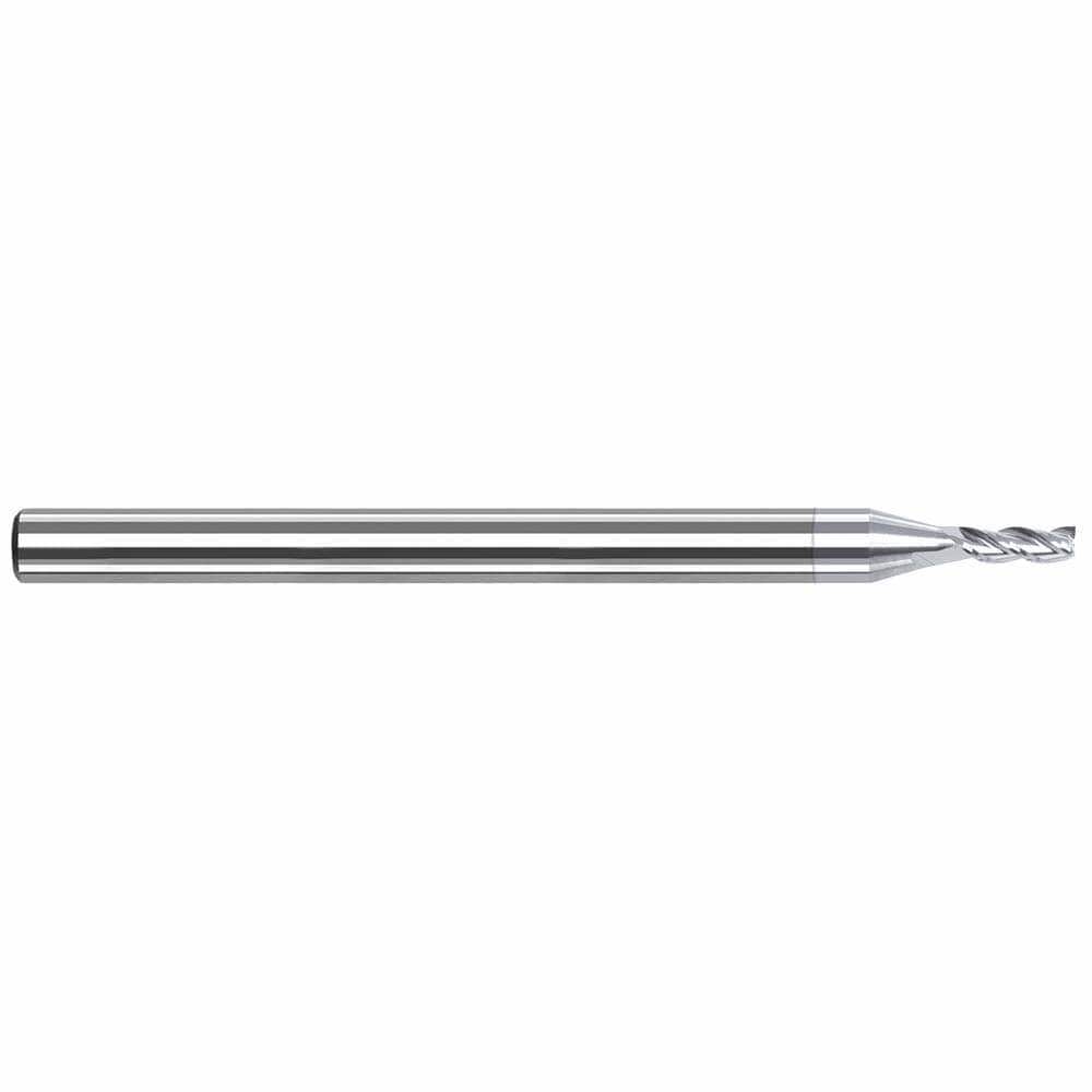 Square End Mills; Mill Diameter (Decimal Inch): 0.0620 ; Mill Diameter (Inch): 1/16 ; Number Of Flutes: 3 ; End Mill Material: Solid Carbide ; Length of Cut (Decimal Inch): 0.5000 ; Length of Cut (Inch): 1/2