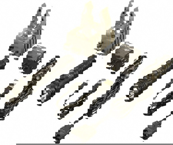 Handheld Flashlight: LED, 700 Lumens, 20 hr Max Run Time, Rechargeable Lithium-ion Battery (Included)